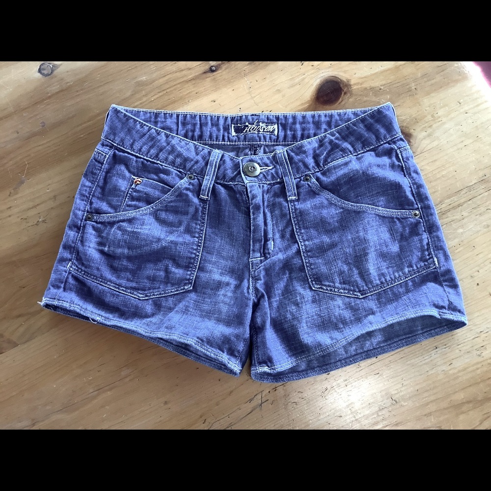 Hudson Jeans Purple Denim Women's Shorts